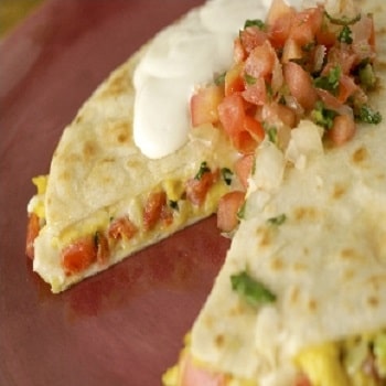 Simple Breakfast Quesadillas