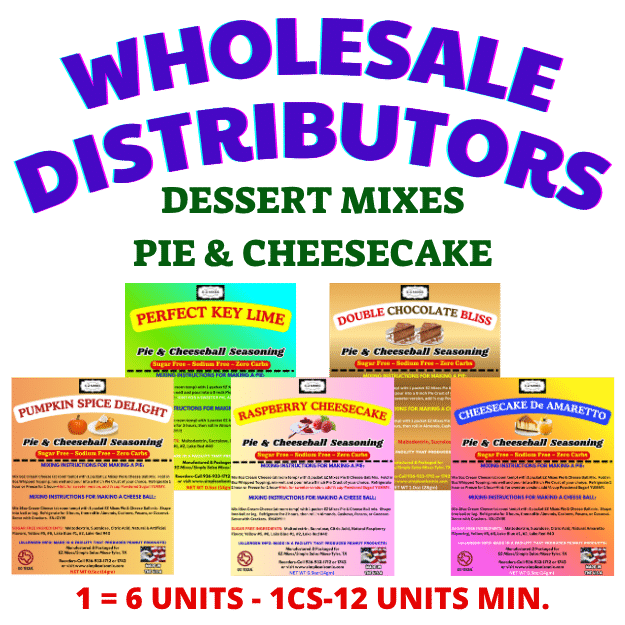 DESSERT MIXES-PIE & CHEESE BALL MIXES (NEW)