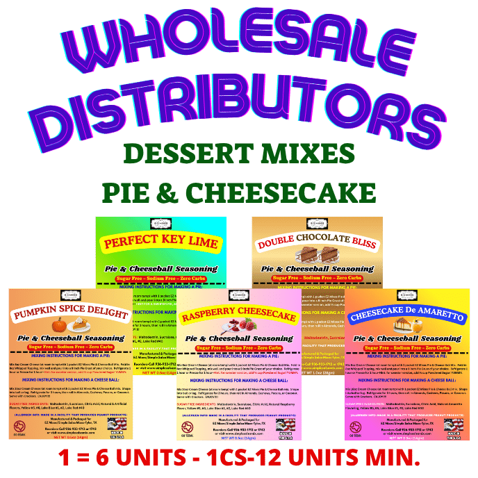 DESSERT MIXES-PIE & CHEESE BALL MIXES (NEW)